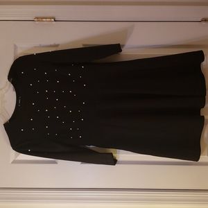 Ladies Black midi dress